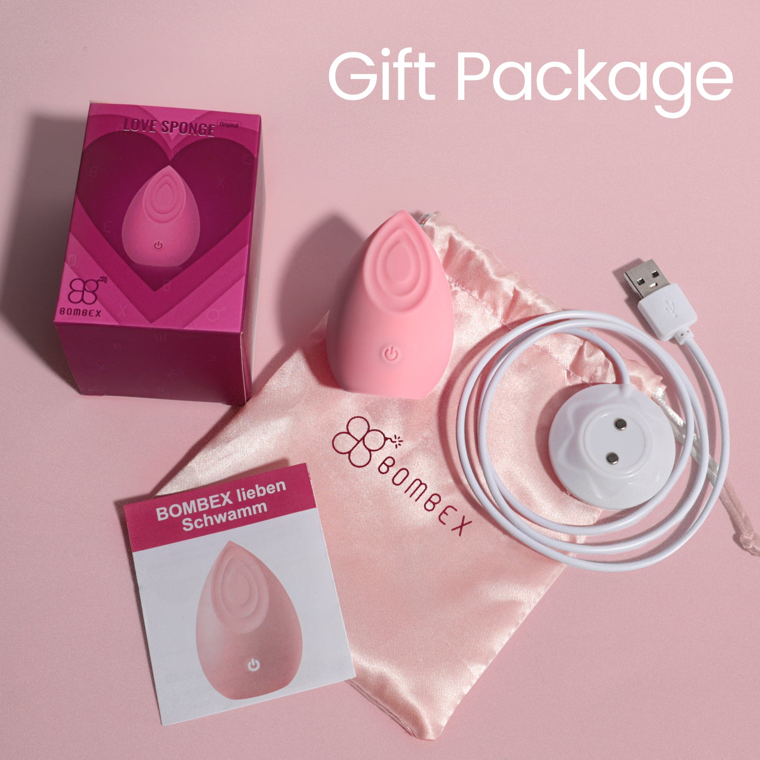 BOMBEX LOVE SPONGE - Beauty Blender Clit Vibrator