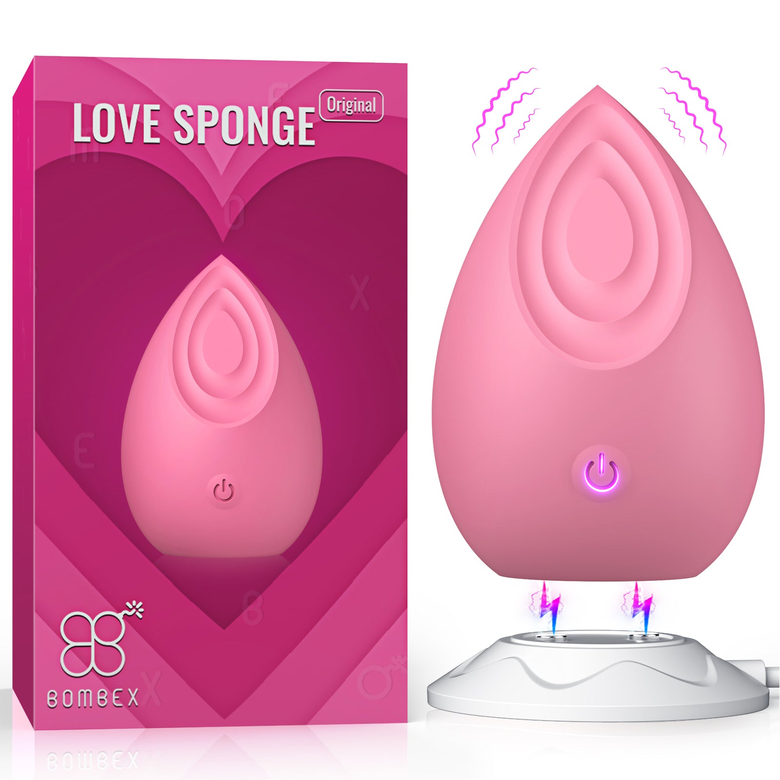 BOMBEX LOVE SPONGE - Beauty Blender Clit Vibrator